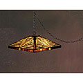 Tiffany-style Swag Mission Chandelier