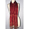 Merino Wool Wine/ Red Scarf (India)