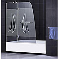 DreamLine AQUA Frameless Hinged Tub Door