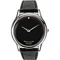Pierre Cardin Diamond Collection Women's Black Strap Watch