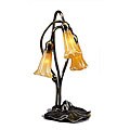 Lily Amber Tiffany-style Lamp
