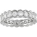 18k White Gold 2ct TDW Diamond Full Eternity Band