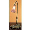 Lily Cranberry Lamp