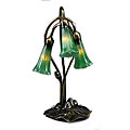 Lily 3-light Green Lamp
