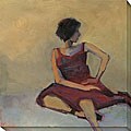 Kim Coulter 'Lady in Red I' Giclee Canvas Art