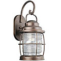 Sentry Large Gilded Copper Wall Lantern