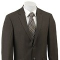Kenneth Cole Men's Brown Pinstripe Wool Suit
