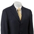Arnold Brant Navy Men's Wool/ Bamboo/ Silk Blend 3-button Blazer