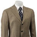 Arnold Brant Men's Silk/ Bamboo Olive 3-button Blazer