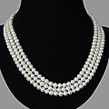 White Pearl Classic Multistrand Necklace (Thailand)