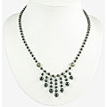 Silver and Grey Hematite Bead Necklace (Thailand)