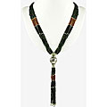 Handmade Green/ Brown Serpentine Necklace (Thailand)