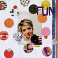 KI Memories 12x12 Zoe Art Scrapbooking Kit