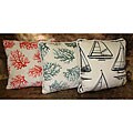 Printed Microplush Throw Pillow