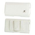 Apple iPhone 3G Solid White Design Horizontal Case