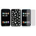 Apple iPod Touch 2G/3G Black Stars Silicone Skin