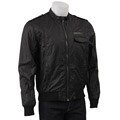 Black Rivet Men's Racer Jacket