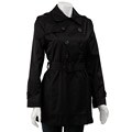 DKNY Women's Petite Double-breasted Belted Trench