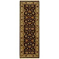 Hand-knotted Maldah New Zealand Wool Rug (2'6 x 8')