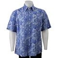 FINAL SALE Saltaire Men's Tonal Paisley Linen Shirt