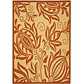 Andros Terracotta Indoor/ Outdoor Rug (2'7 x 5')
