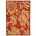 Andros Red Indoor/ Outdoor Rug (4' x 5'7)