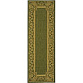Abaco Indoor/ Outdoor Olive Rug (2'4 x 6'7)