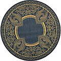 Abaco Indoor/ Outdoor Blue Rug (6'7 Round)