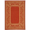 Abaco Red Indoor/ Outdoor Rug (4' x 5'7)