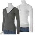 Top 10 Junior's Ribbed V-neck Hoodie