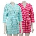 Aegean Girl's French Terry Bathrobe with Hood