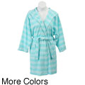 Aegean Girl's French Terry Bathrobe with Hood