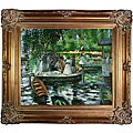 Renoir 'The Frog Pond' Canvas Art