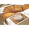 Seven-piece Bamboo Placemat Set