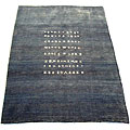 Persian Gabbeh Navy Rug (5'1 x 7'10) 