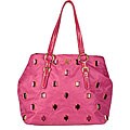 Prada 'Tessuto Pietre' Fuchsia Shoulder Tote