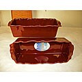 Appolia Mahogany 2-piece French Ceramic Loaf Pan Set