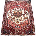 Persian Bakhtiari Red/ Ivory Rug (5'4 x 7'2)