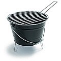 Sagaform Black Bucket BBQ Grill