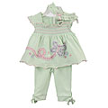 Minibasix Newborn Girl's Ruffle 3-piece Outfit