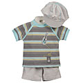 Minibasix Infant Boy's 3-piece Guitar Graphic Set