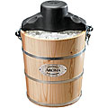 Aroma 6-quart Electric/ Manual Wood Bucket Ice Cream Maker