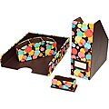 Bubble Blast 4-piece Desk Set