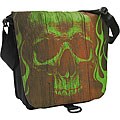 DadGear Lime Skull Satchel Diaper Bag