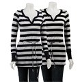 C&C California Women's Wide-stripe Long-sleeve Tunic