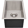 Ticor Square Undermount 16 Gauge Stainless Steel Single Bowl Kitchen Sink