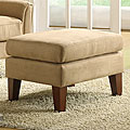 Uptown Collection Peat Microfiber Ottoman