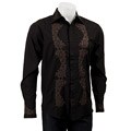 Twice Men's Long-sleeve Embroidered Shirt