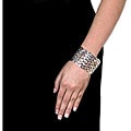 Silverplated Braided Wire Cuff