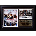 Barack Obama 12x18 Framed Print with Small Photo